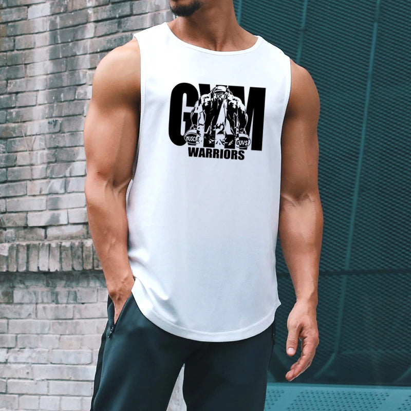 Men's Quick-Dry Mesh Gym Tank Top