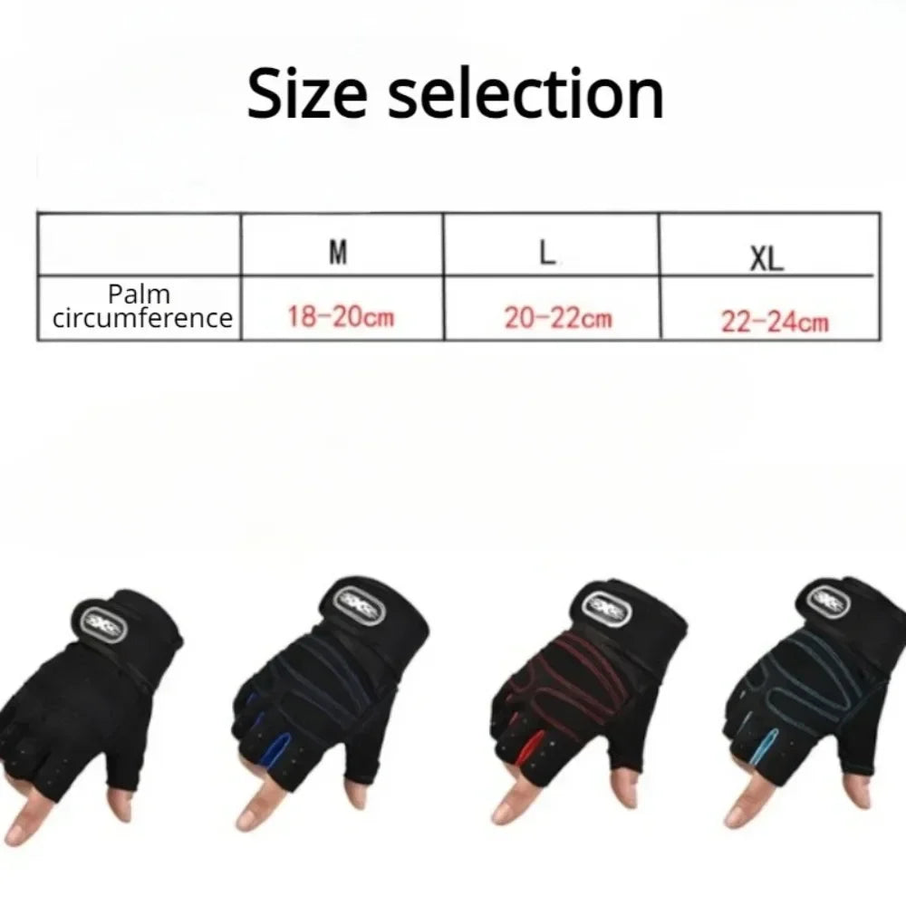 Shockproof Gym Gloves – Weightlifting & Fitness Gloves with Wrist Support