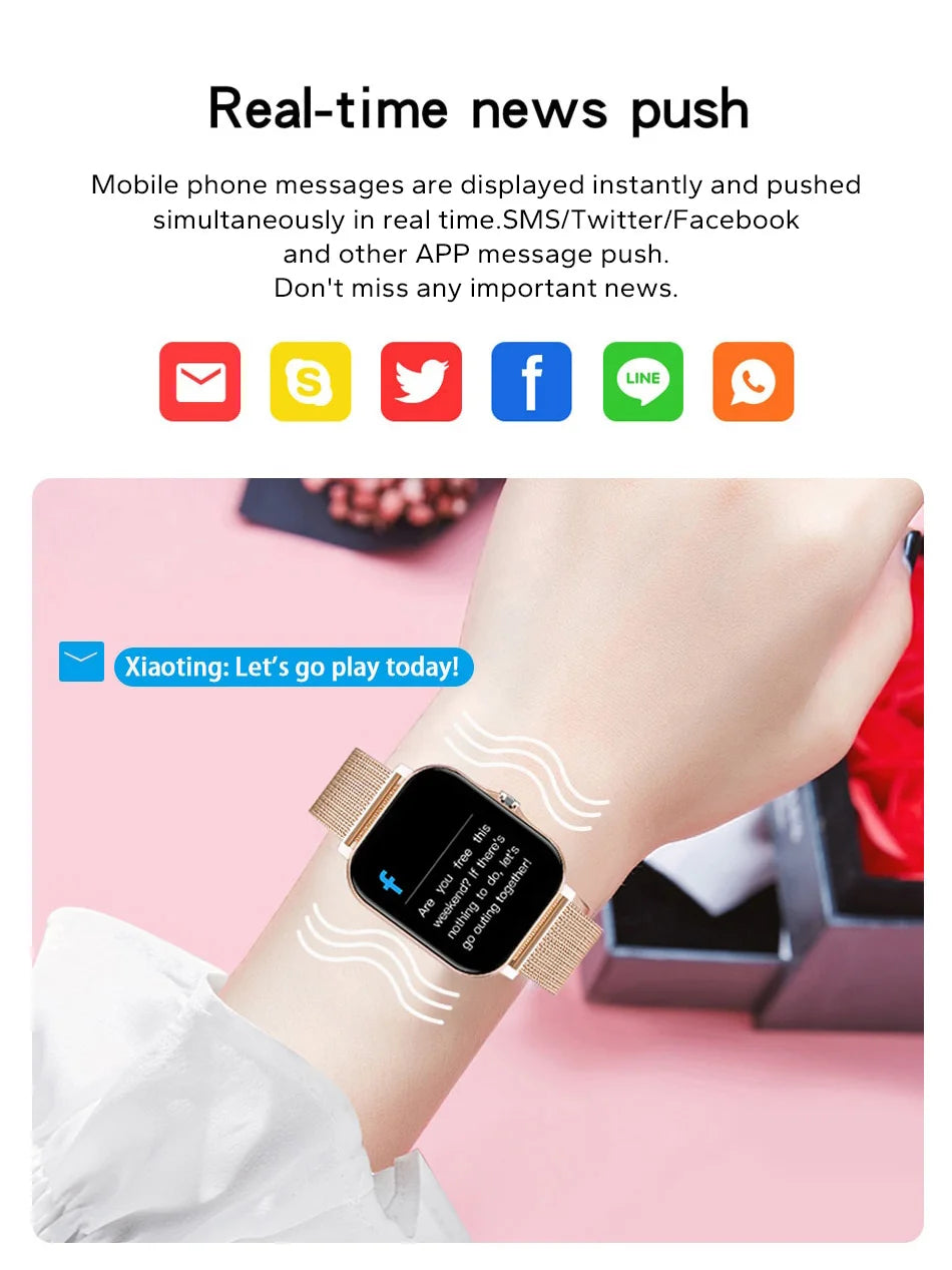 2024 Smart Watch – 1.44" Bluetooth Call & Health Monitor
