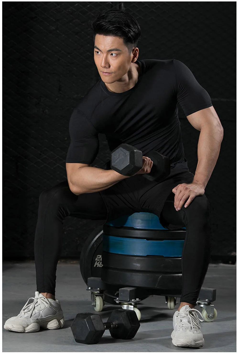 Compression Shirt Men – Quick-Dry Gym & Running Rashguard Tee