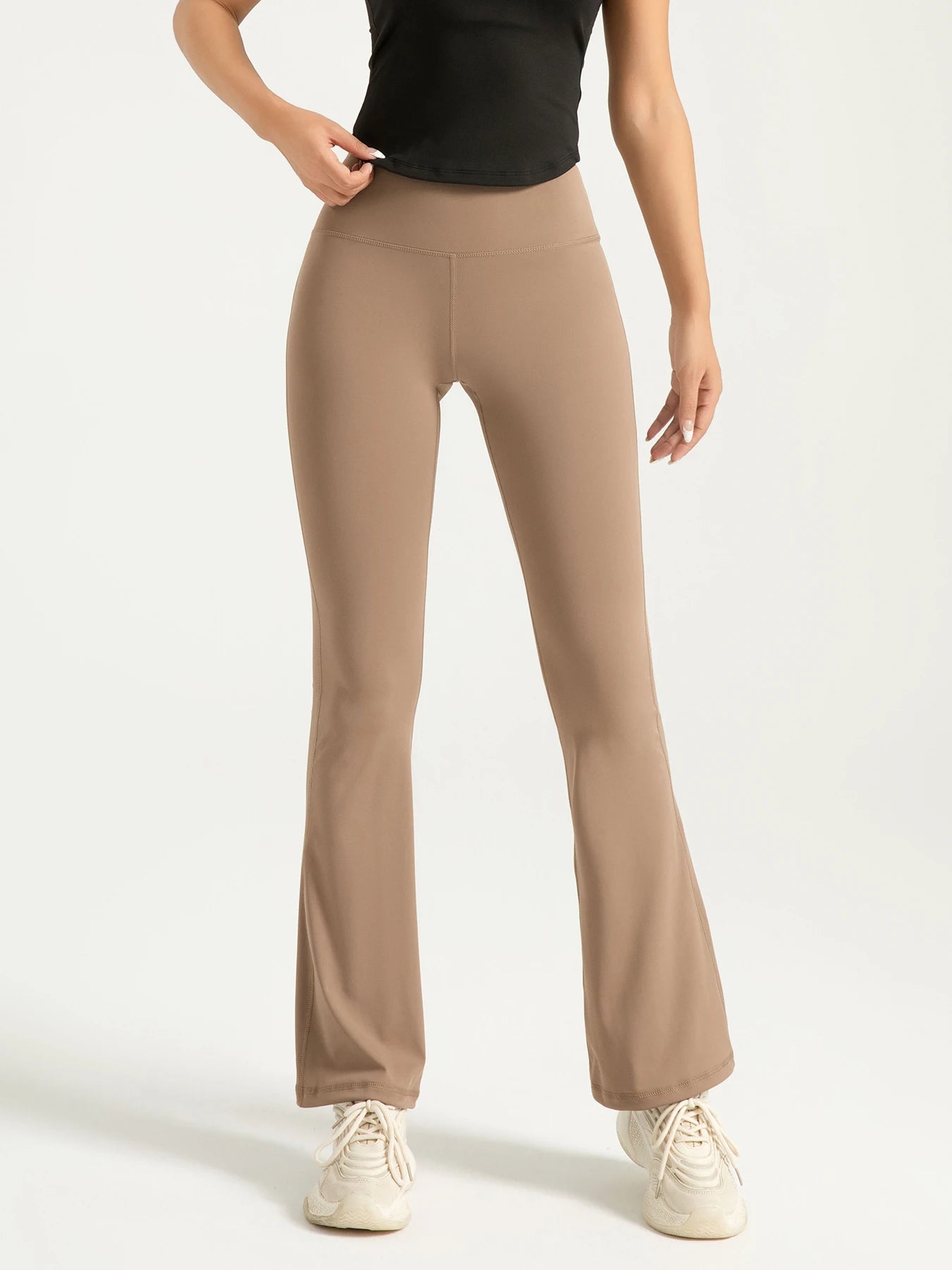 High-Waisted Bootcut Yoga Pants – Flared Leggings for Workout & Casual Style
