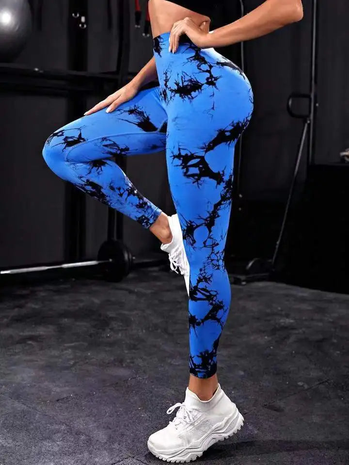 Seamless Push-Up Yoga Leggings – High Waist Workout Tights for Women