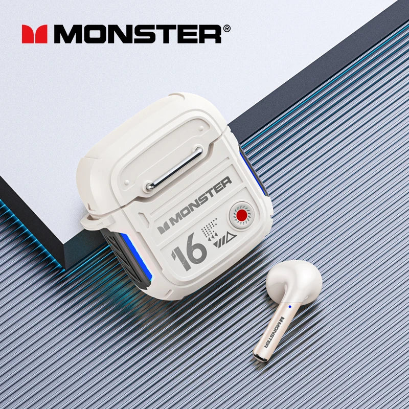 Monster XKT16 V5.3 Wireless Gaming Earbuds