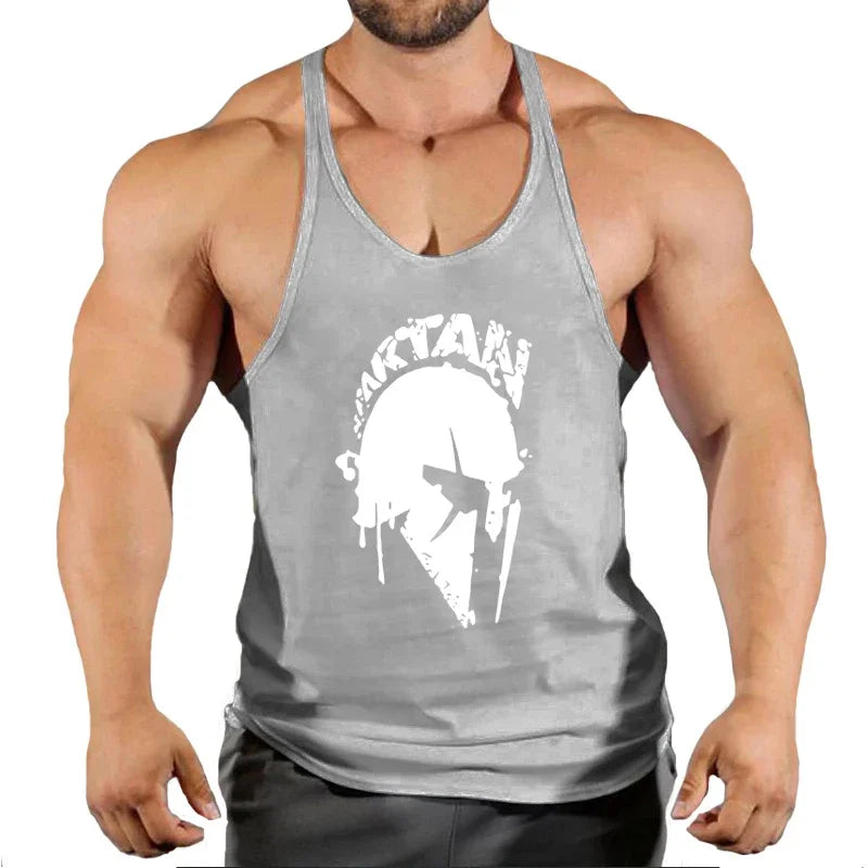 Men's Bodybuilding Cotton Gym Tank Top