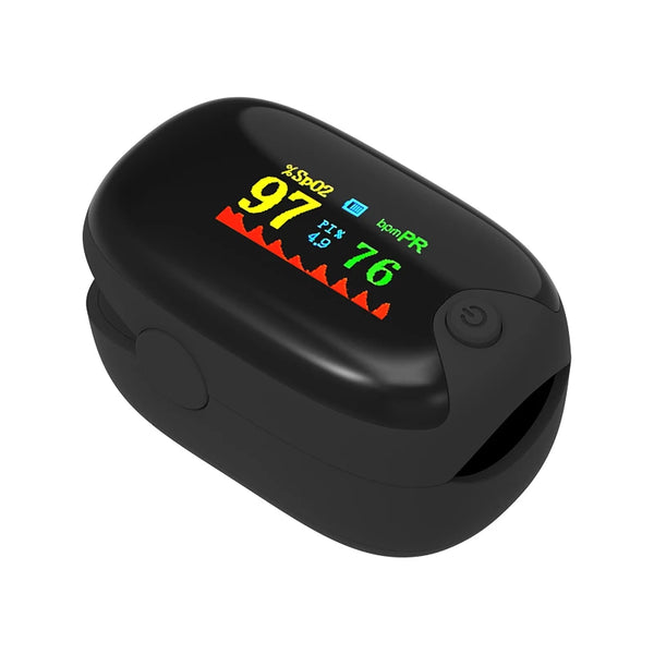 Finger Pulse Oximeter – Oxygen Saturation & Heart Rate Monitor for All Ages