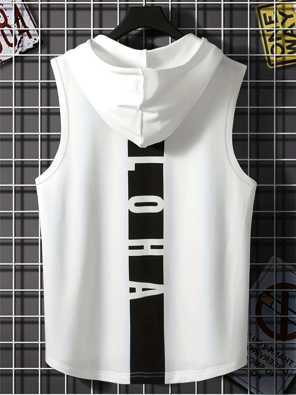Men's sleeveless hoodie