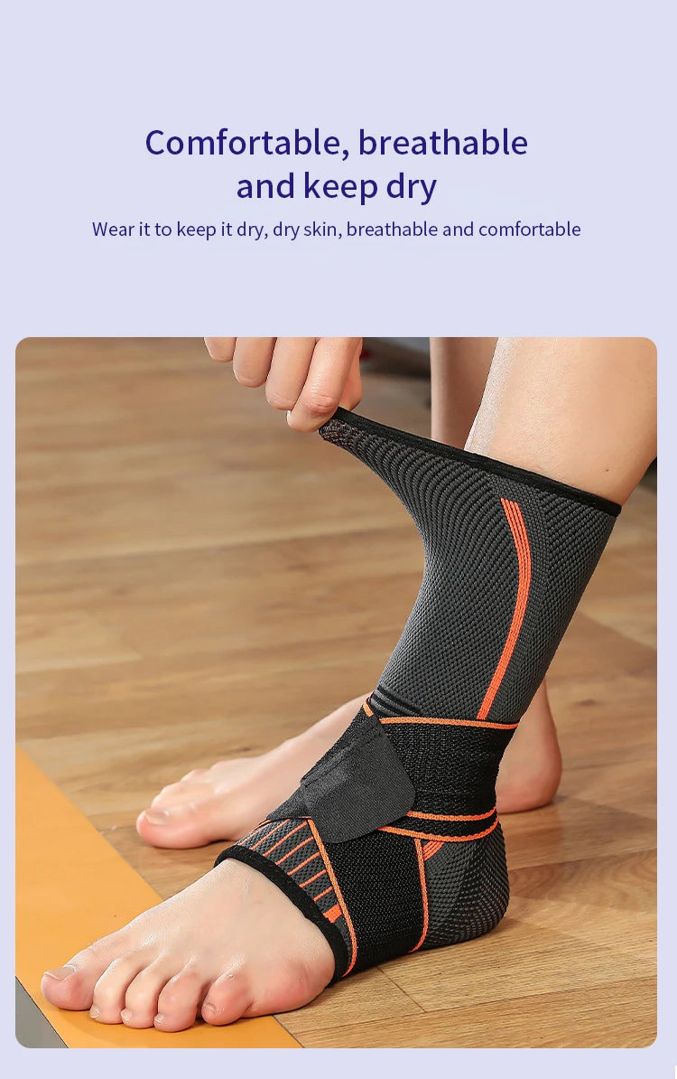 Pressurized Ankle Support Brace – 1PC Elastic Strap