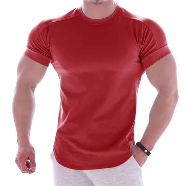 Men’s Quick-Dry Summer Gym T-Shirt – Short Sleeve Sportswear