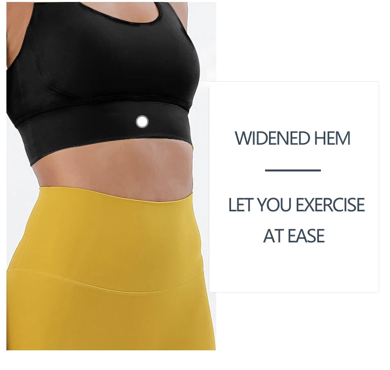 Women's Racerback Sports Bra – Breathable Nylon Fitness Top