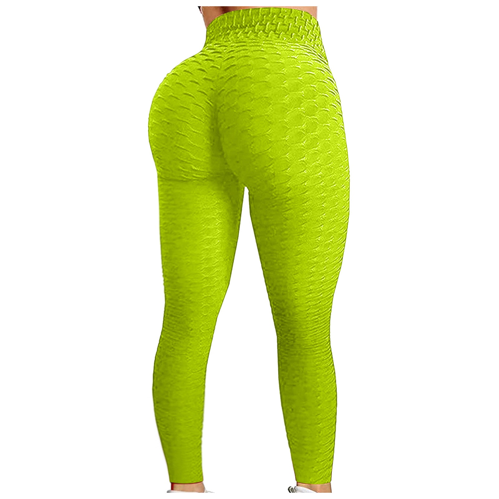 Women's Bubble Hip Lifting Yoga Pants – High-Waisted Flared Fitness Trousers