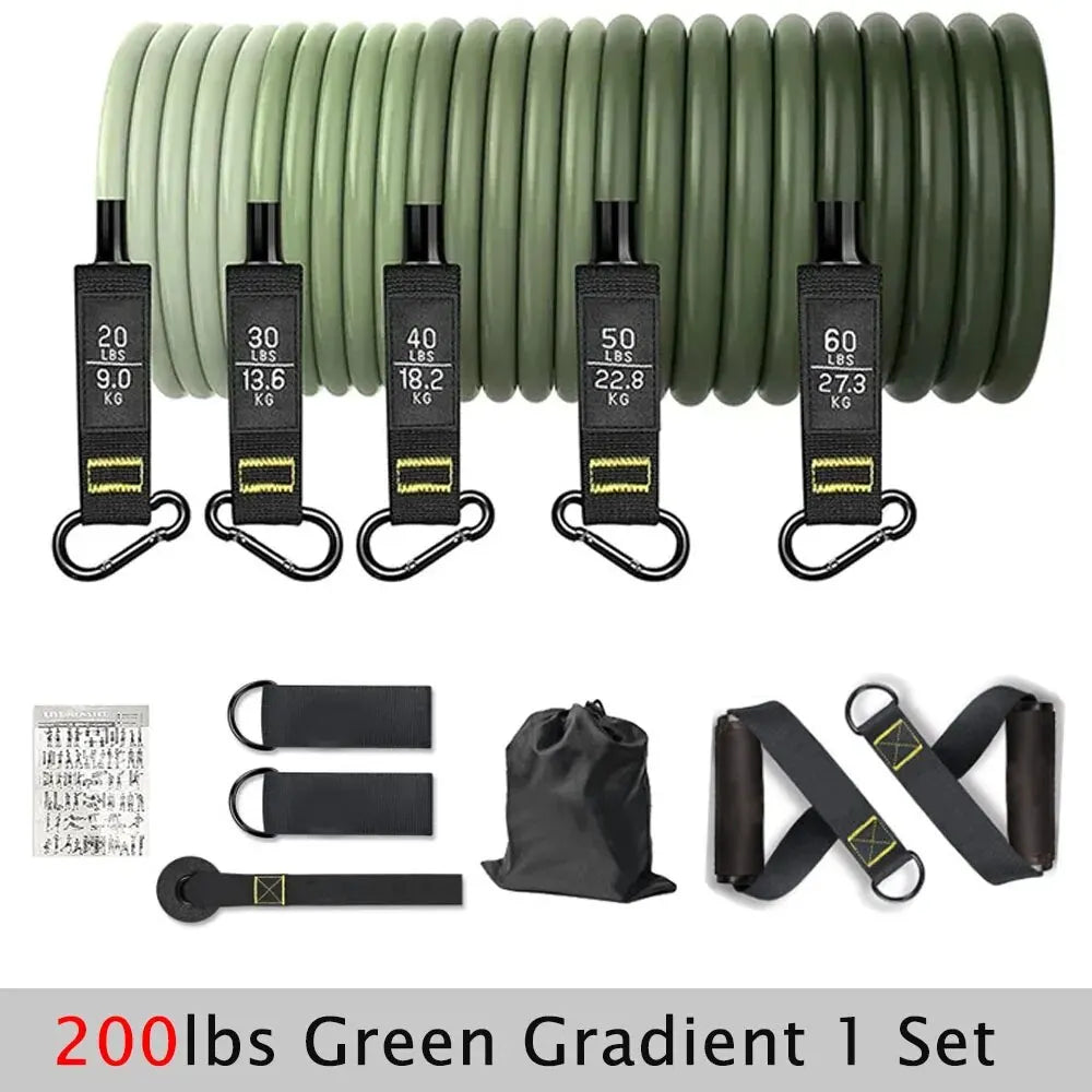 Resistance Bands Set – Tension Pull Ropes for Home Gym & Strength Training