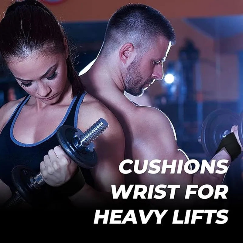 Weightlifting Wrist Straps – Adjustable Grip Support