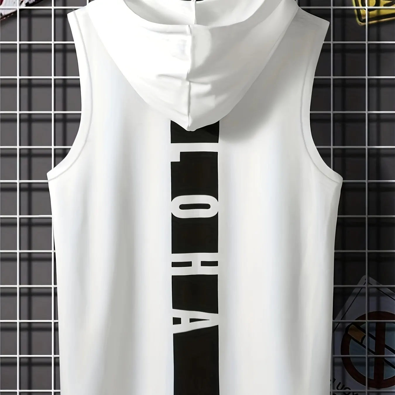 Men's sleeveless hoodie