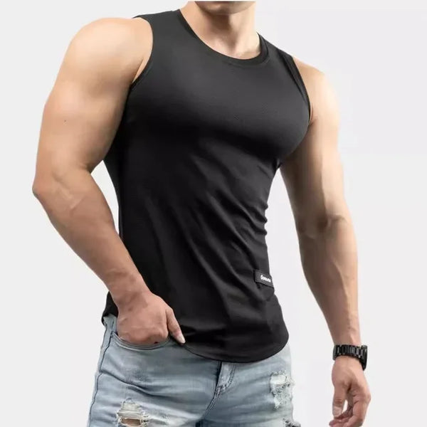 Men’s Mesh Training Tank Top – Lightweight Quick-Dry Gym Shirt