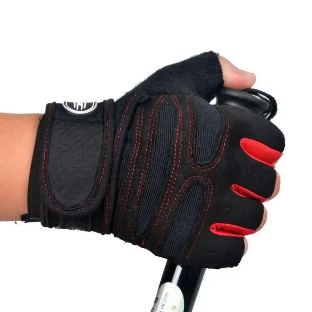 Shockproof Gym Gloves – Weightlifting & Fitness Gloves with Wrist Support