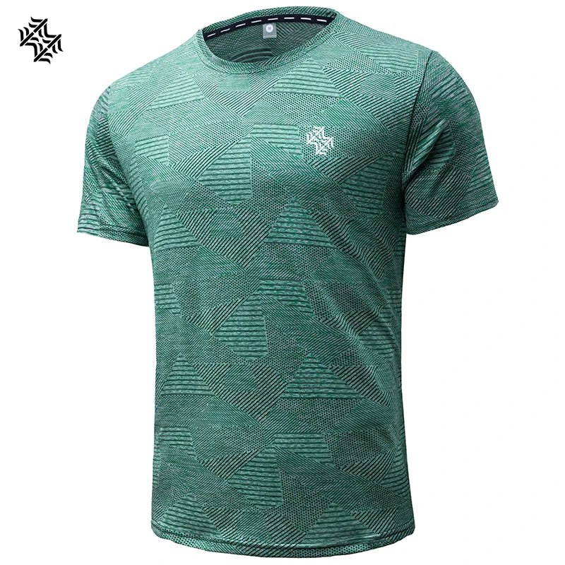 Men's Quick-Dry Soccer Football Style Gym T-Shirt