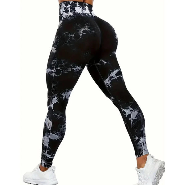 Seamless Push-Up Yoga Leggings – High Waist Workout Tights for Women