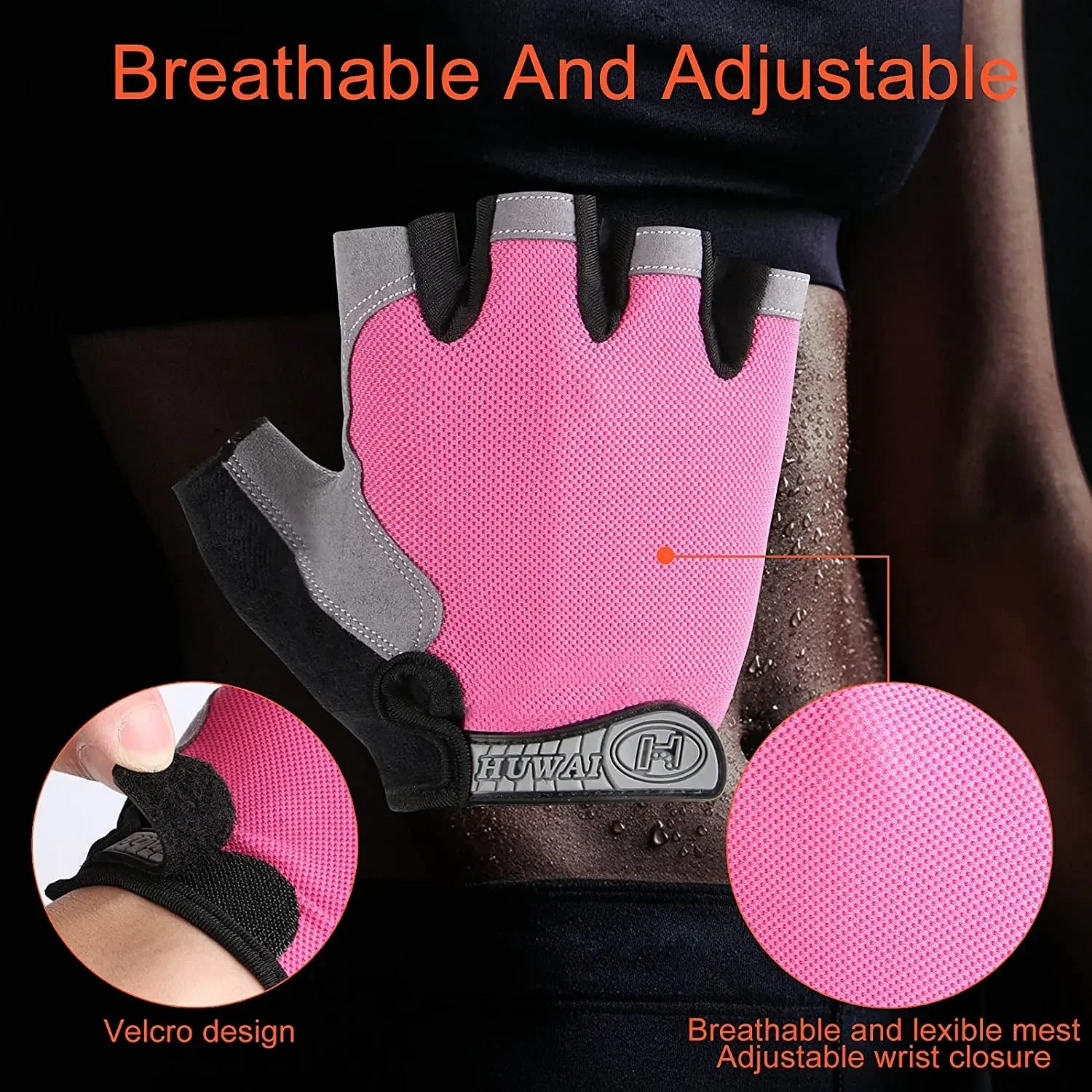 Fingerless Gym Gloves – Non-Slip Training Gloves for Men & Women