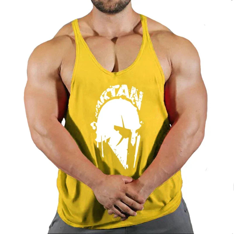 Men's Bodybuilding Cotton Gym Tank Top