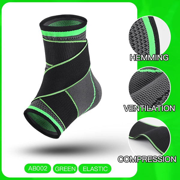 Adjustable Ankle Support Brace – Compression Wrap for Sports & Recovery