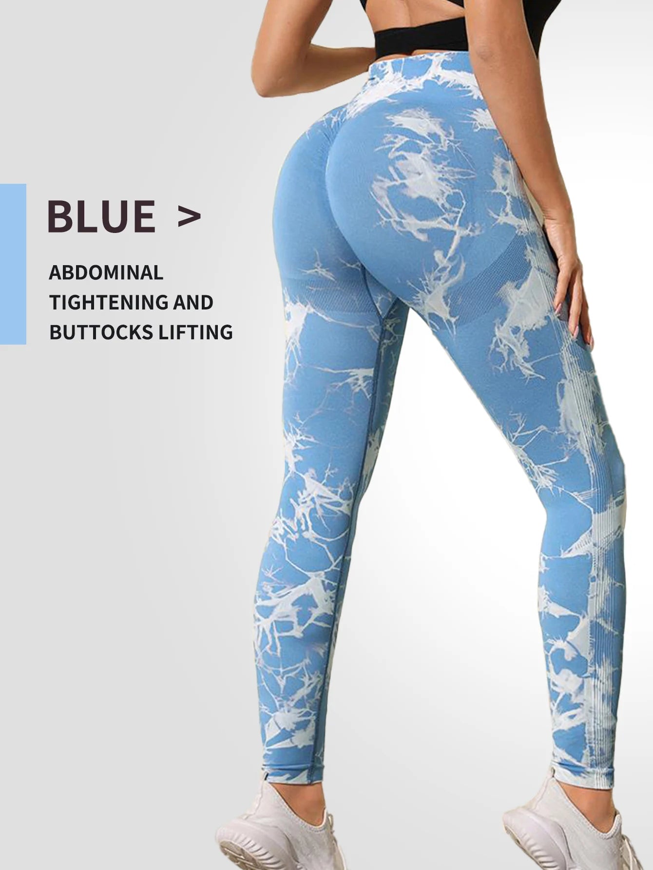 Seamless Push-Up Yoga Leggings – High Waist Workout Tights for Women