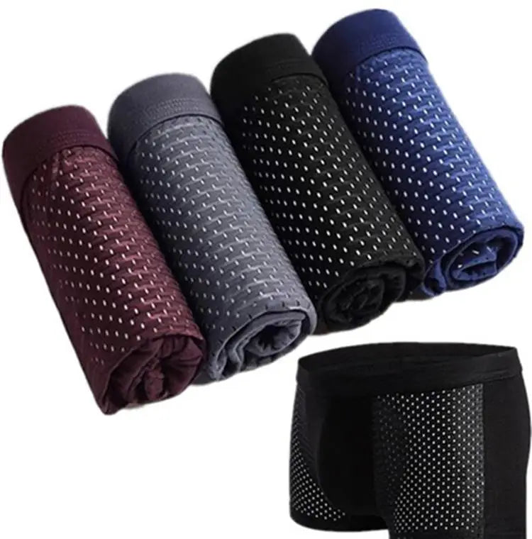 4-Pack Bamboo Men's Boxer Briefs