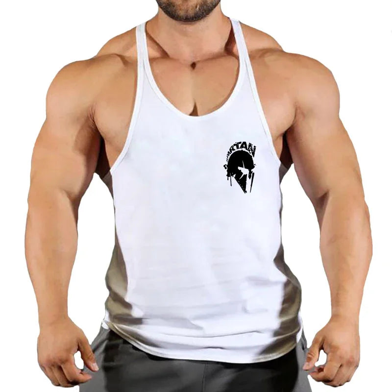Men's Bodybuilding Cotton Gym Tank Top