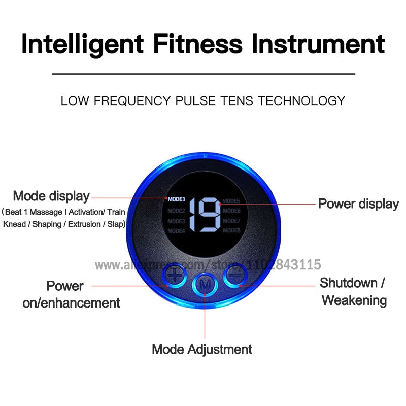 EMS Foot Massager Pad – USB Rechargeable Muscle Stimulator