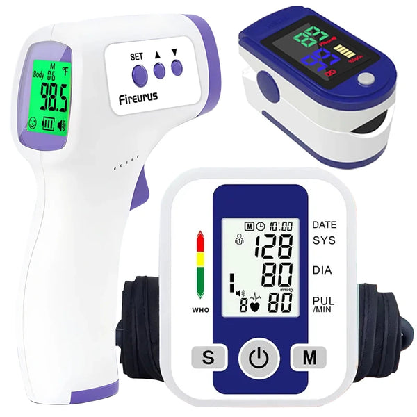 Digital Arm Blood Pressure Monitor – Automatic Test Kit with Cuff
