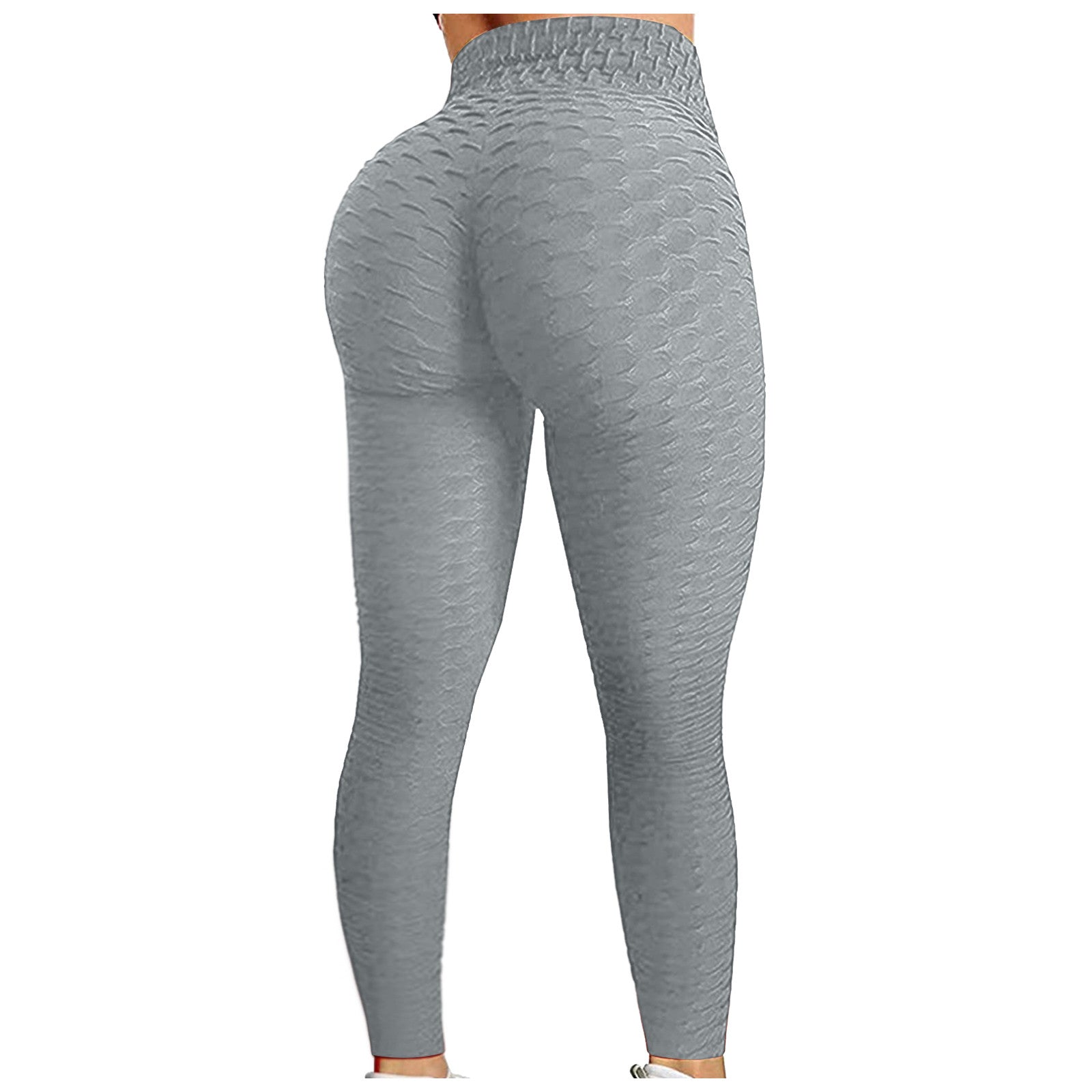 Women's Bubble Hip Lifting Yoga Pants – High-Waisted Flared Fitness Trousers