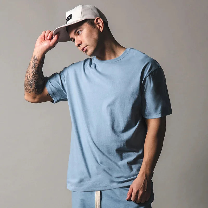 Men's Loose Fit Cotton Gym T-Shirt – M to XXXL