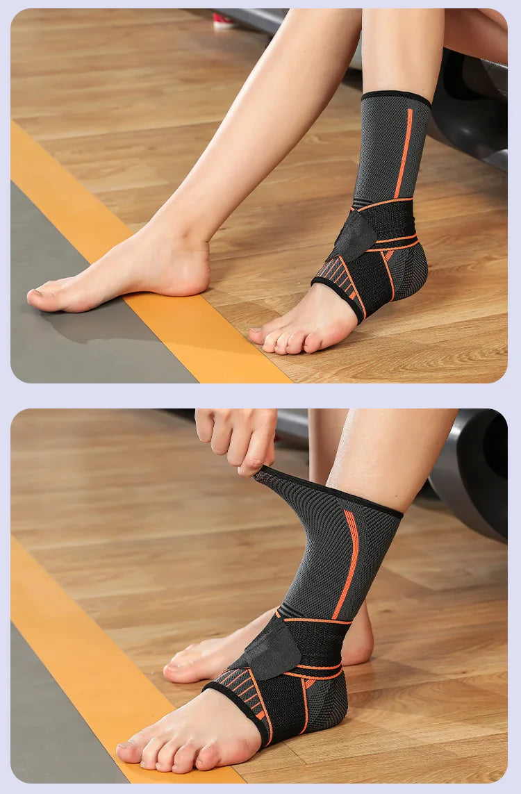 Pressurized Ankle Support Brace – 1PC Elastic Strap