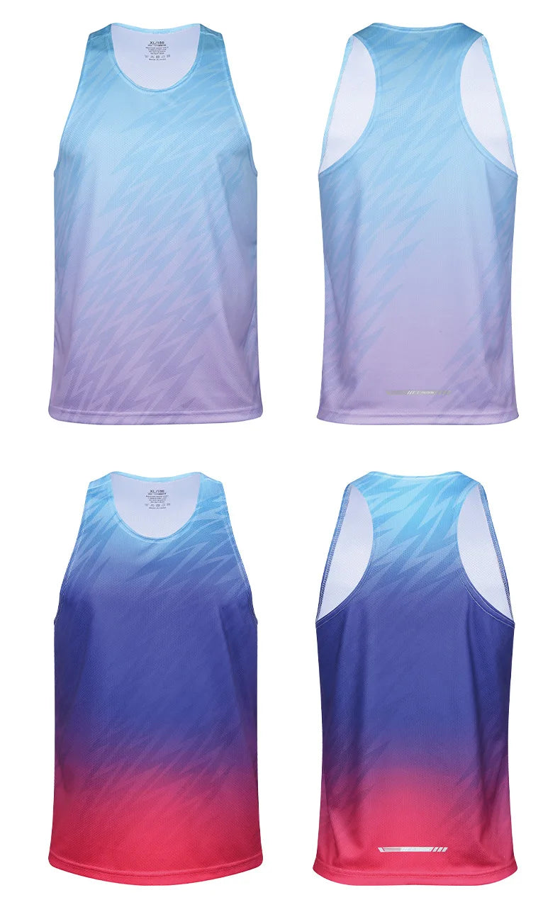 Men’s Ultra-Light Reflective– Sleeveless Quick-Drying Running Tank Top