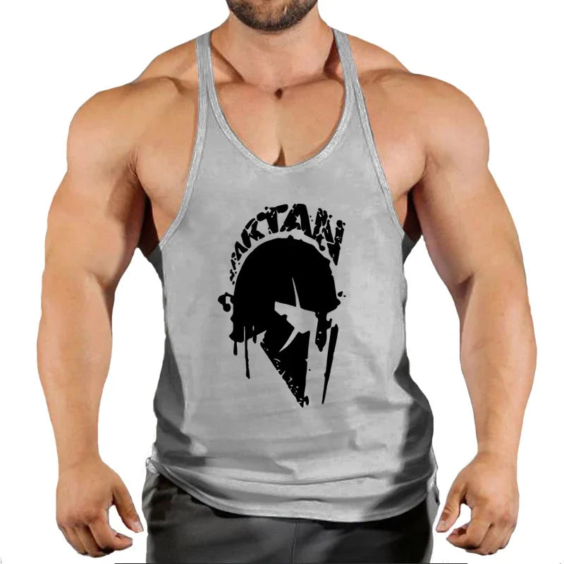Men's Bodybuilding Cotton Gym Tank Top