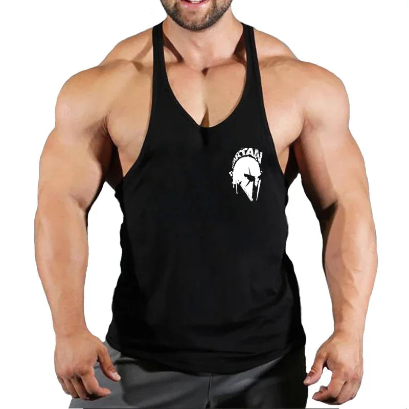 Men's Bodybuilding Cotton Gym Tank Top
