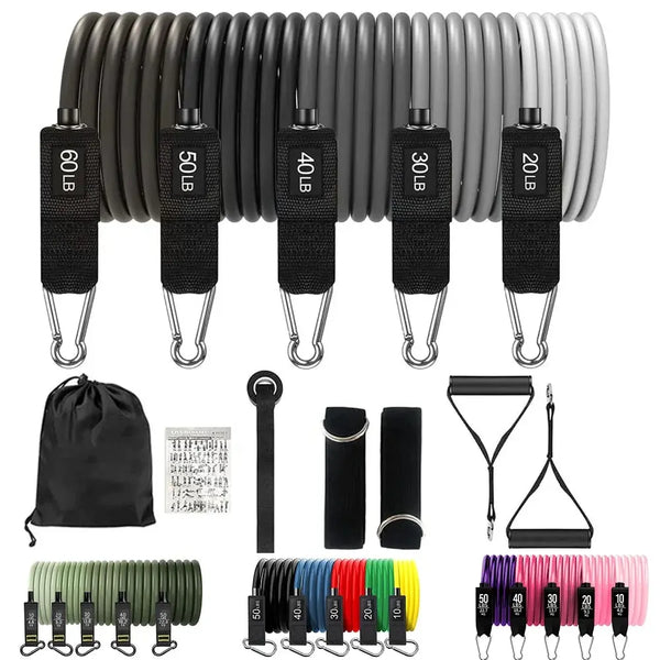 Resistance Bands Set – Tension Pull Ropes for Home Gym & Strength Training