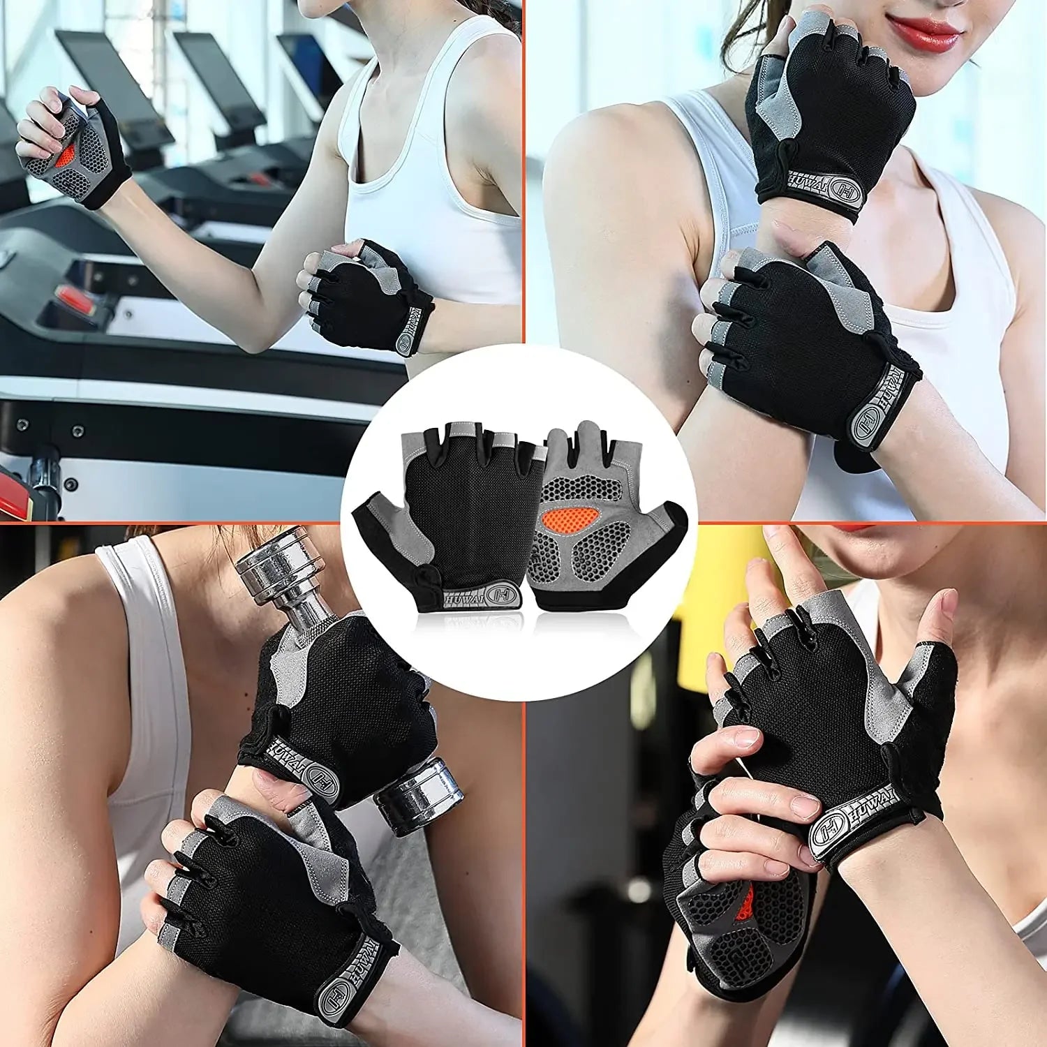 Fingerless Gym Gloves – Non-Slip Training Gloves for Men & Women