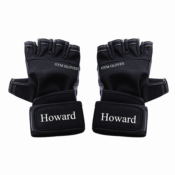 Half Finger Bodybuilding Gym Gloves – Anti-Slip Weightlifting Gloves for Men