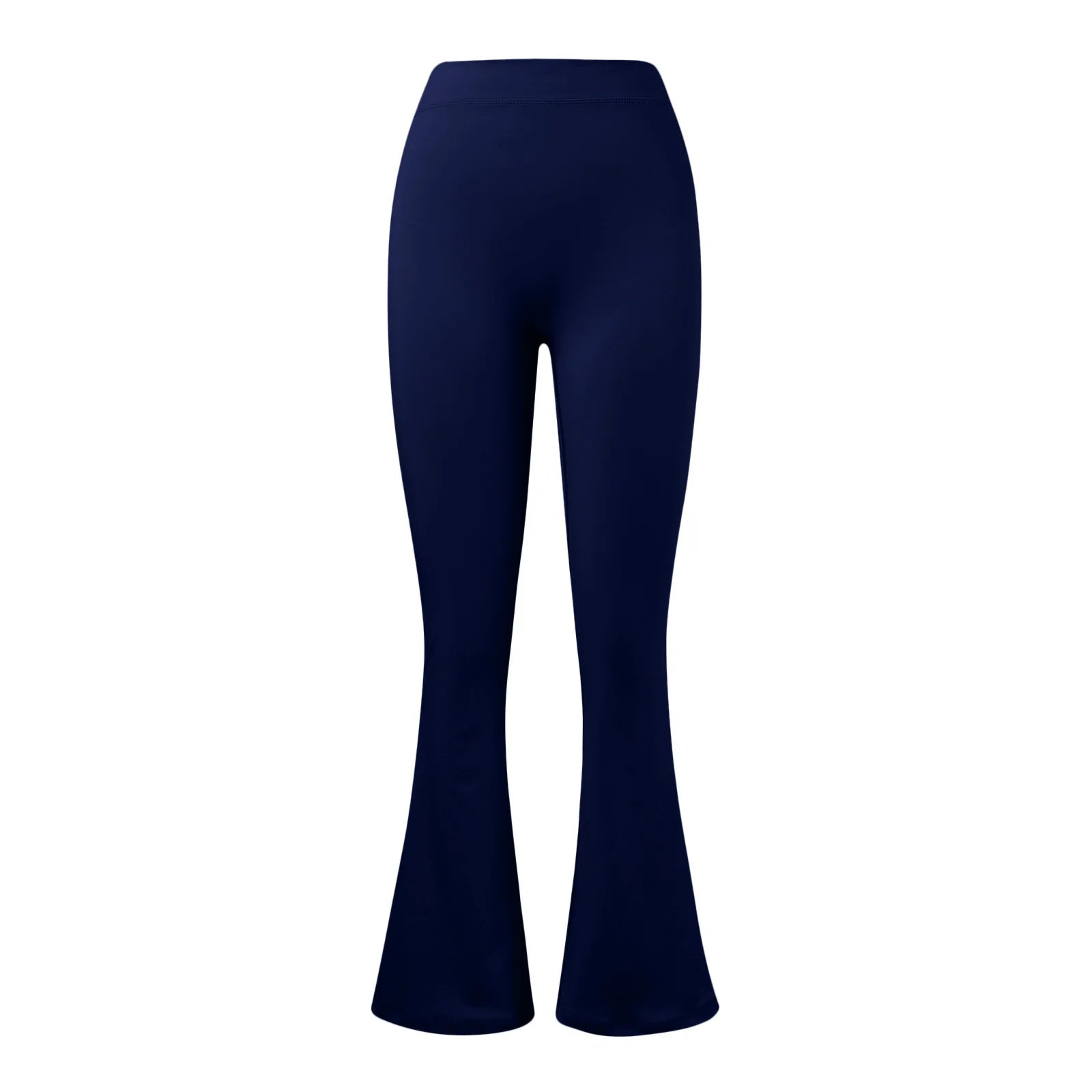 V-Back Micro Flare Gym Leggings – High-Waisted Push-Up Sports Pants