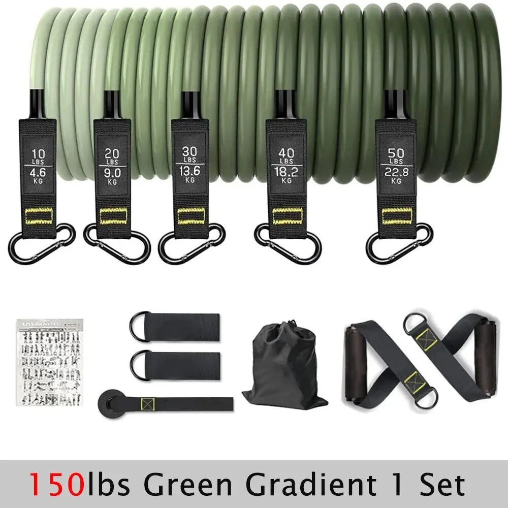 Resistance Bands Set – Tension Pull Ropes for Home Gym & Strength Training