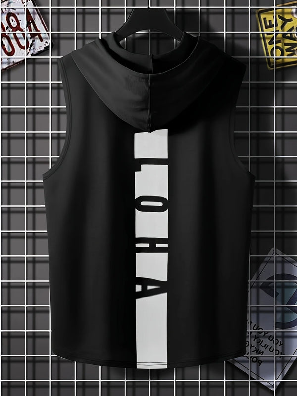 Men's sleeveless hoodie