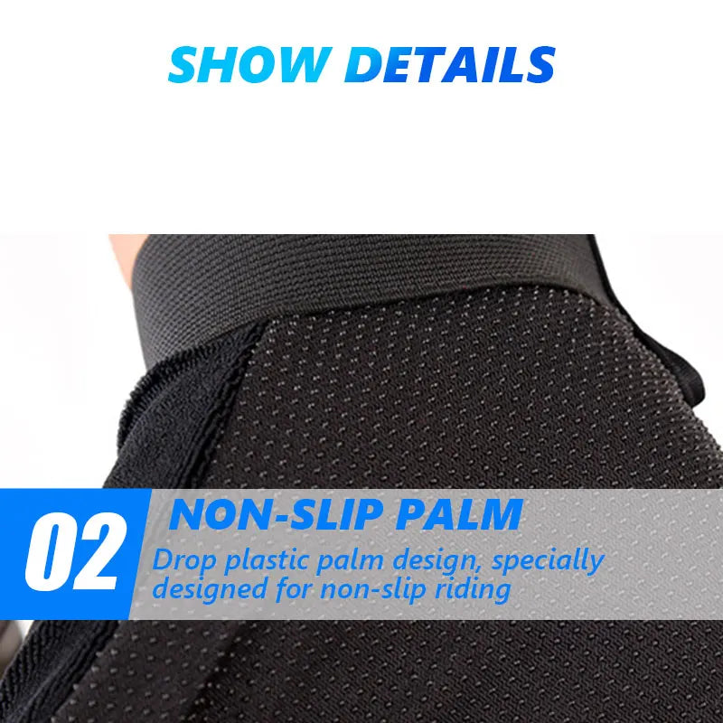 Heavyweight Training Gloves – Half Finger Non-Slip Gloves with Wrist Support