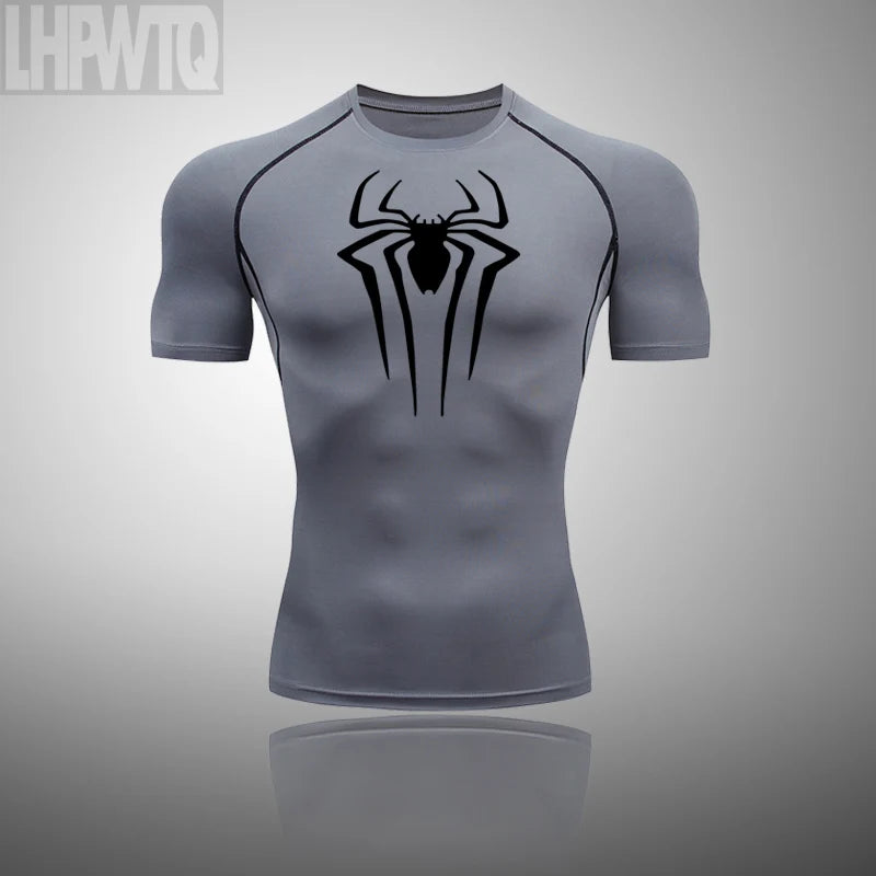 Compression Shirt Men – Quick-Dry Gym & Running Rashguard Tee