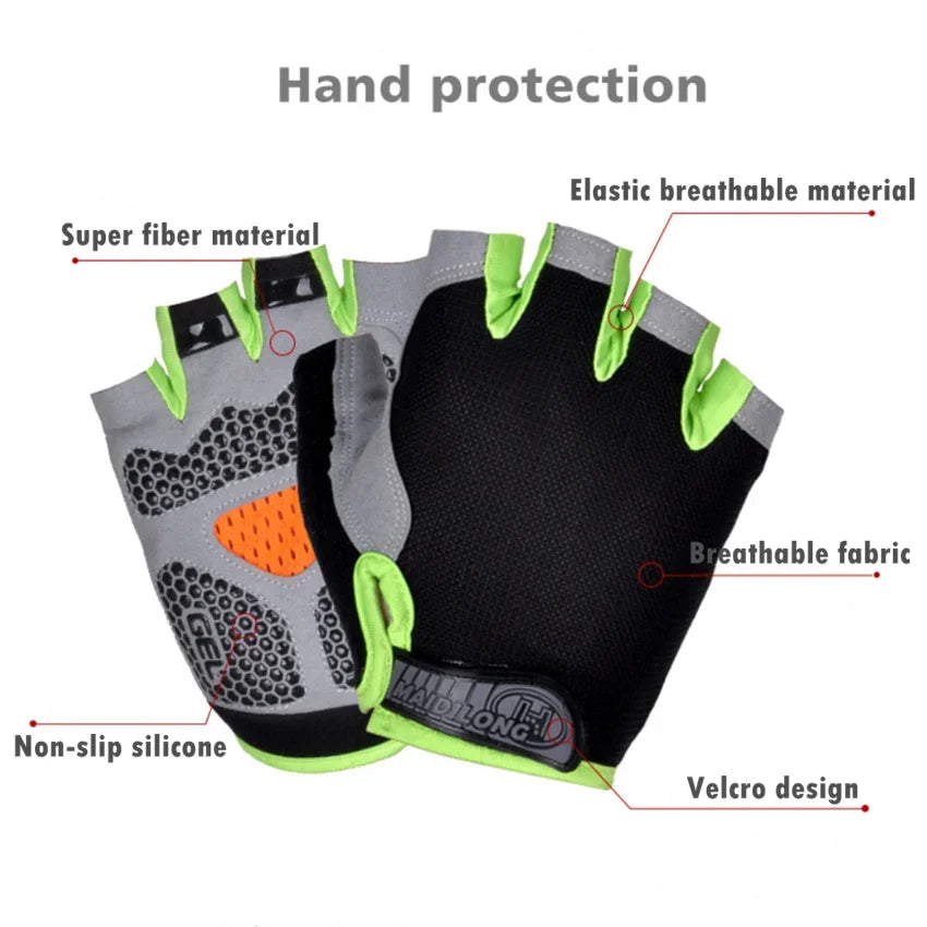 Fingerless Gym Gloves – Non-Slip Training Gloves for Men & Women