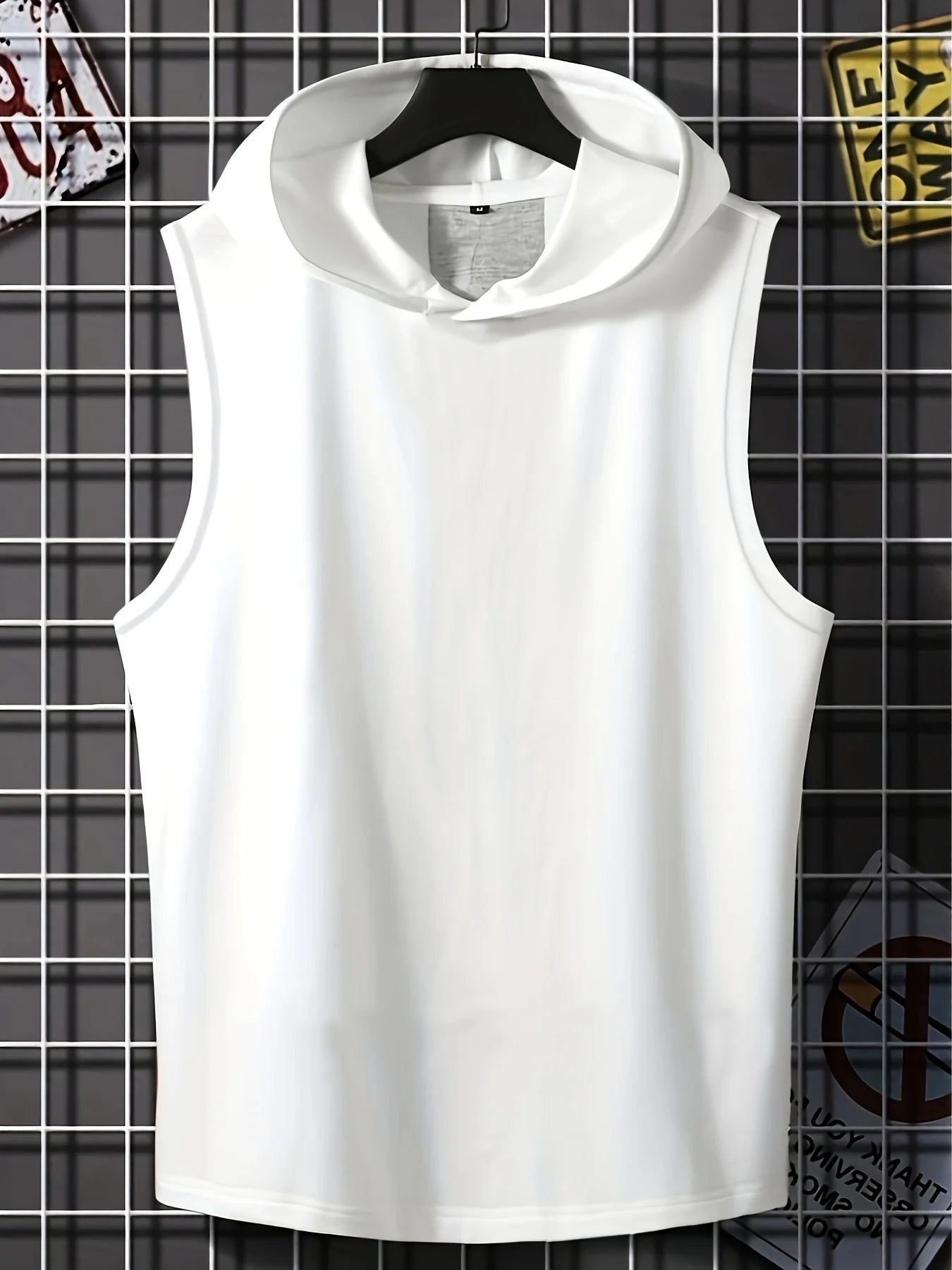 Men's sleeveless hoodie