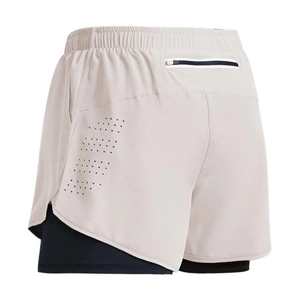 2-in-1 Men’s Running Shorts – Quick-Dry Gym & Training Shorts