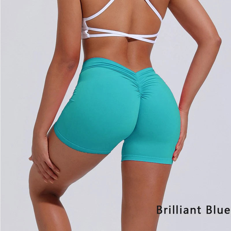 DIAS FIT JOY V-Back High-Waist Yoga Shorts