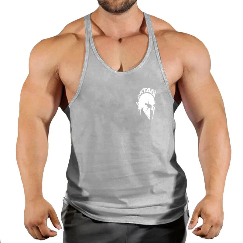 Men's Bodybuilding Cotton Gym Tank Top