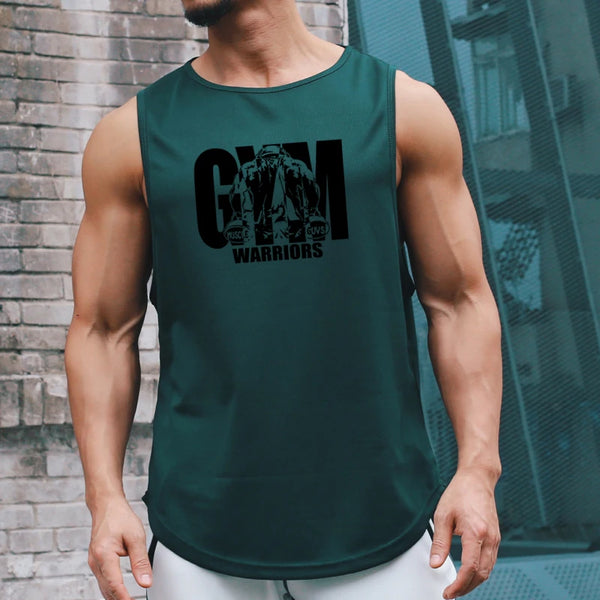 Men's Quick-Dry Mesh Gym Tank Top