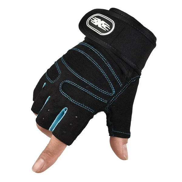 Shockproof Gym Gloves – Weightlifting & Fitness Gloves with Wrist Support